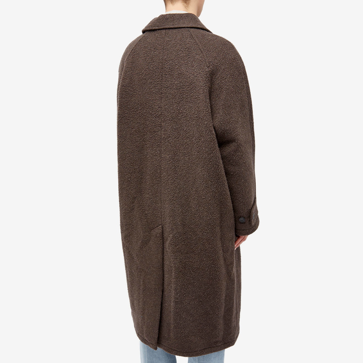 mfpen Men's Installation Coat in Brown Fuzz mfpen