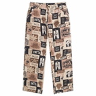 Patta Men's Collage Canvas Pants in Beige
