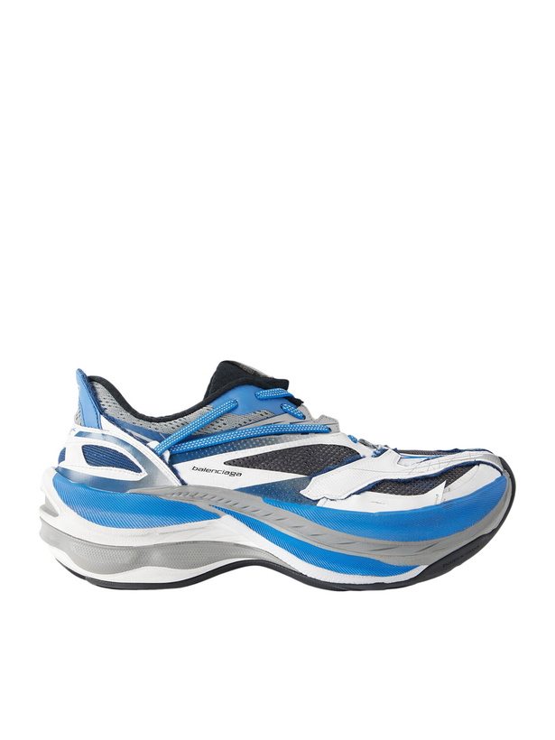 Photo: Balenciaga - Jet Rubber Sneakers - Blue