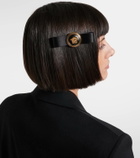 Versace Biggie Medusa satin hair clip