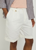 Brunello Cucinelli Bermuda Cotton and Linen-blend Shorts Off White
