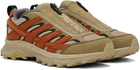 Merrell 1TRL Green & Orange Moab Speed Zip GTX Sneakers