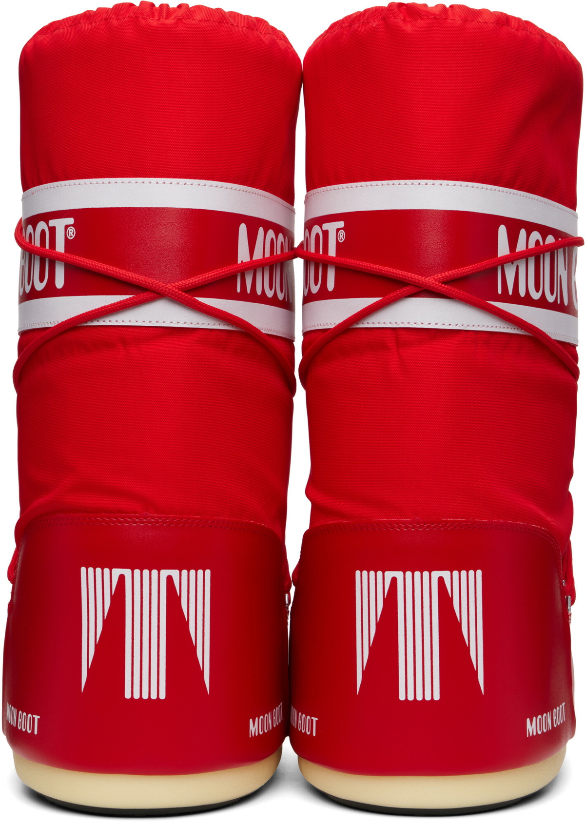 Moon Boot Red Icon Nylon Boots