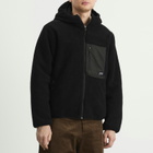 Taion Men's Mountain Boa Hooded Fleece Jacket in Black/Black