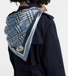 Burberry Burberry Check silk twill scarf