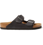 Birkenstock - Arizona Oiled-Leather Sandals - Men - Black