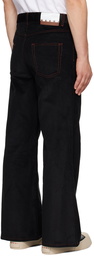 Marni Black Contrast Trousers