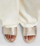 Jimmy Choo Dina leather slides
