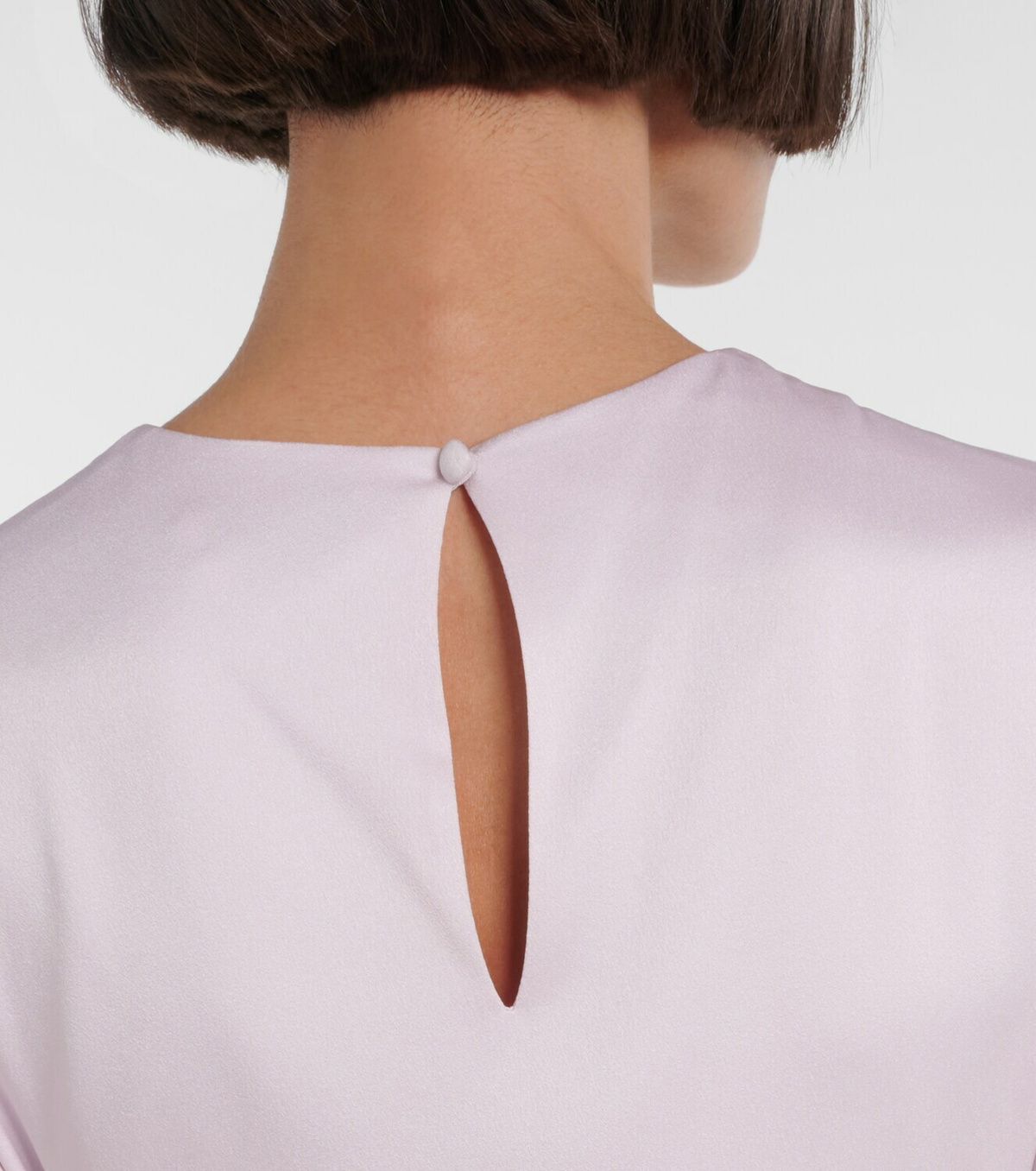 McQueen Draped satin gown