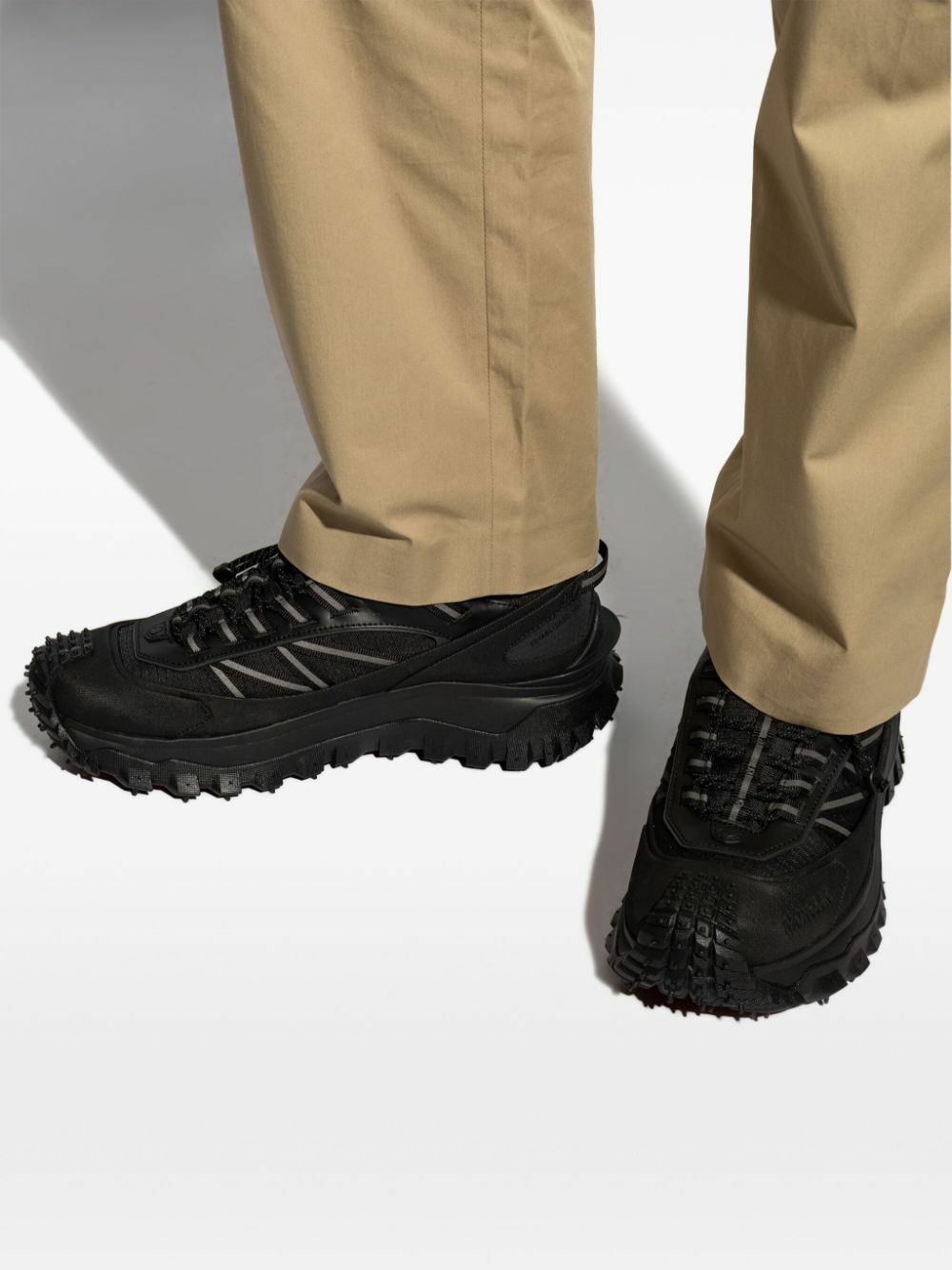 Moncler Black Trailgrip GTX Chunky Sneakers