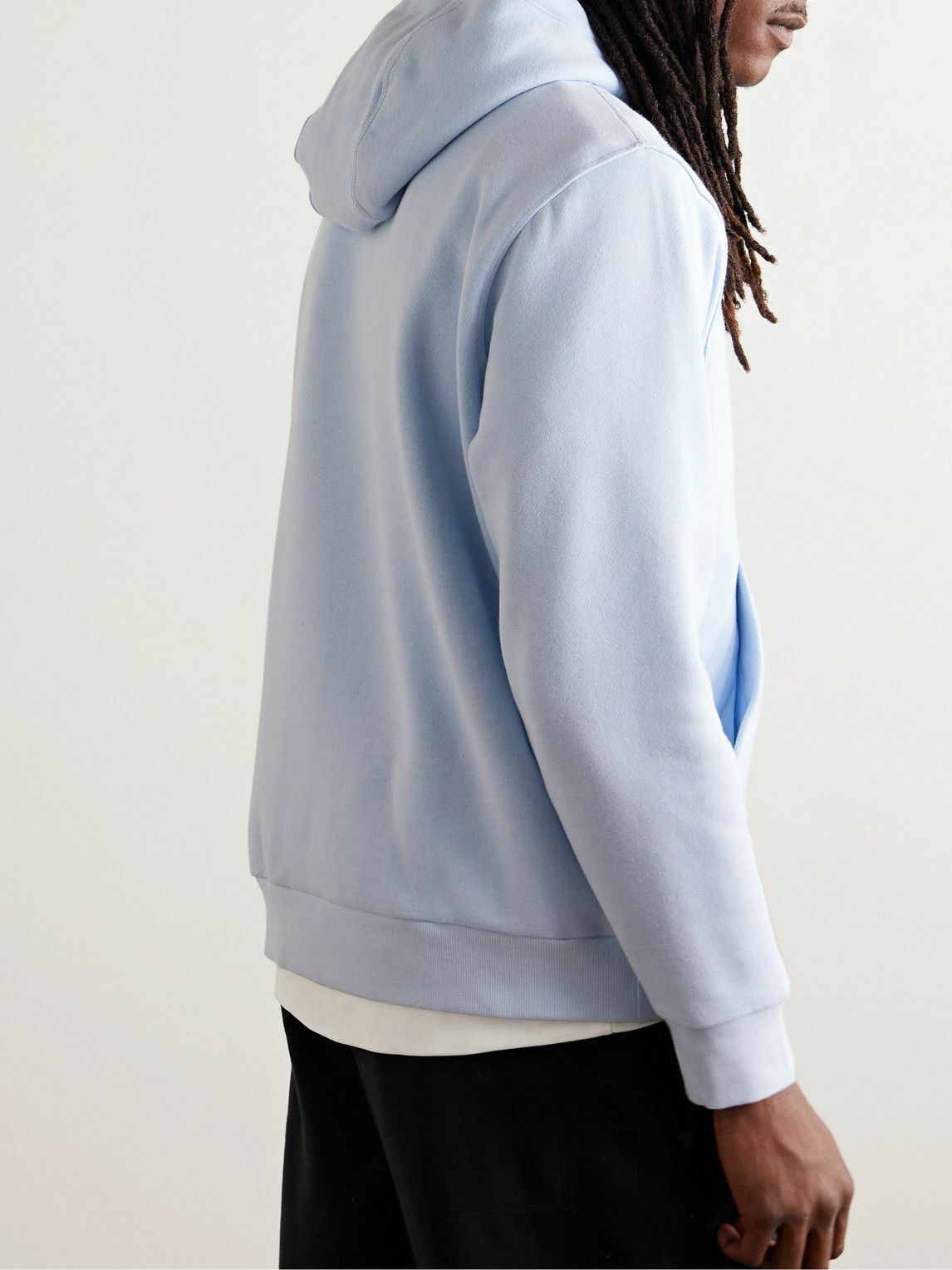 Lululemon - Steady State Cotton-Blend Jersey Hoodie - Blue