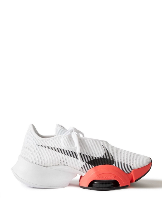 Photo: Nike Training - Air Zoom SuperRep 2 Mesh Running Sneakers - White