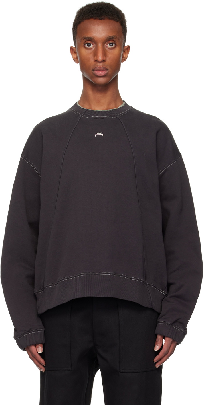 A-COLD-WALL* Black Millbank Sweatshirt A-Cold-Wall*