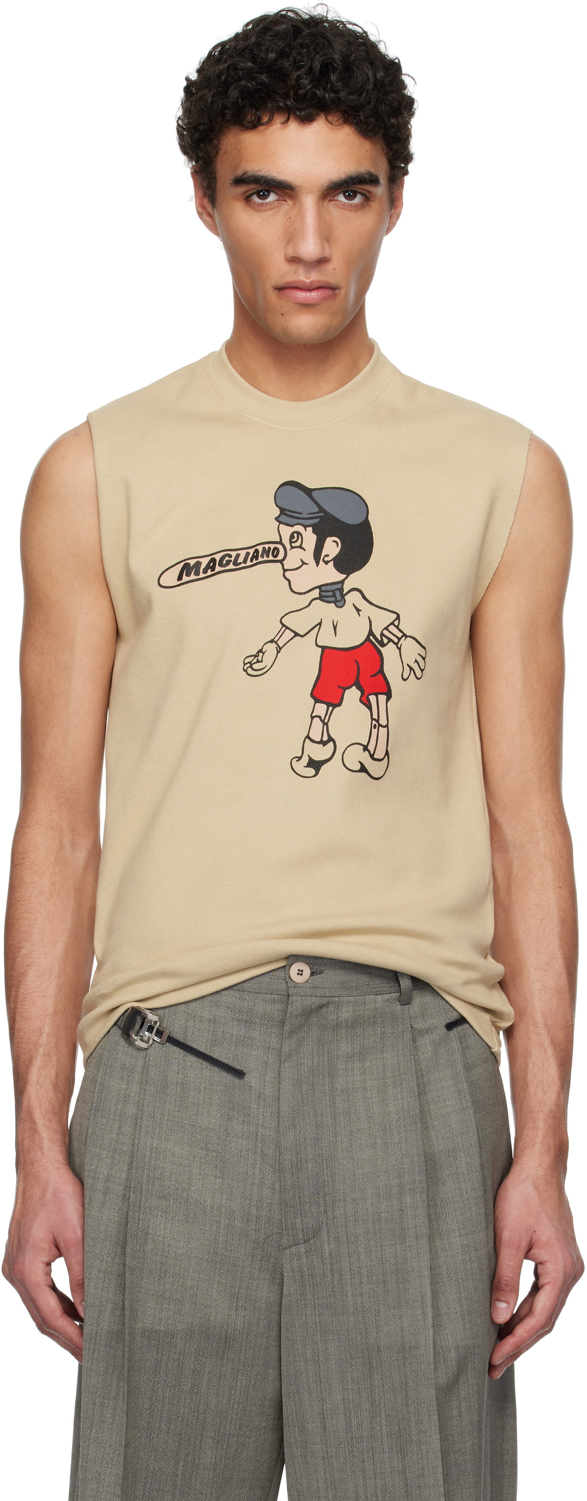 トップス Magliano dirty white tank top MAGLIANO LOGO TANKTOP DIRTY WHITE 2021SS | 50%OFF SALE