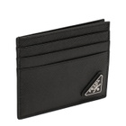 Prada Black Saffiano Leather Credit Card Holder