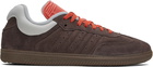 Dingyun Zhang Brown adidas Originals Edition DYZ Samba Sneakers