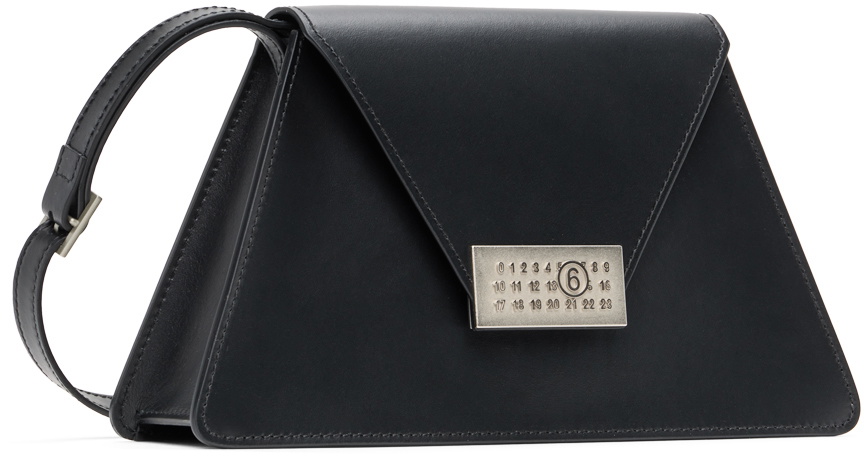 MM6 Numeric BAG MEDIUM ブラックプレート MM6 Maison Margiela Black Numeric Medium Bag MM6 Maison Margiela