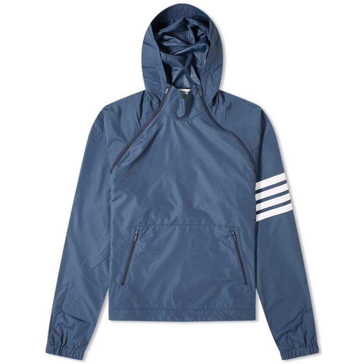 Photo: Thom Browne Double Zip Four Bar Popover Anorak