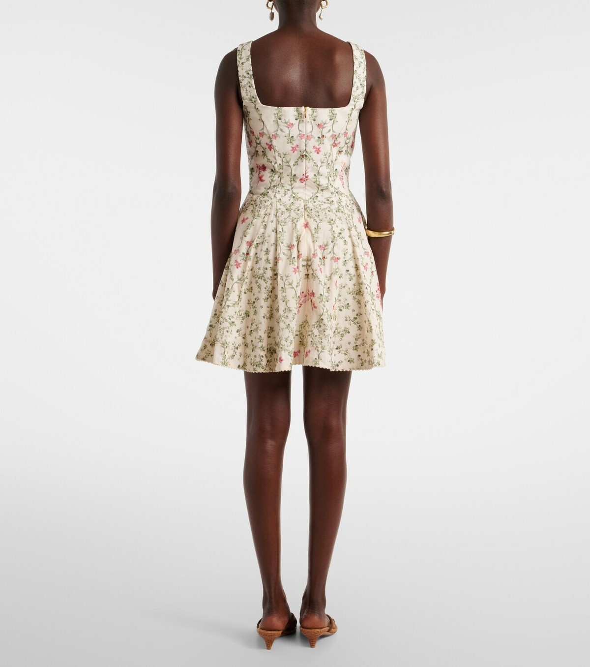 Agua by Agua Bendita Agua floral cotton minidress