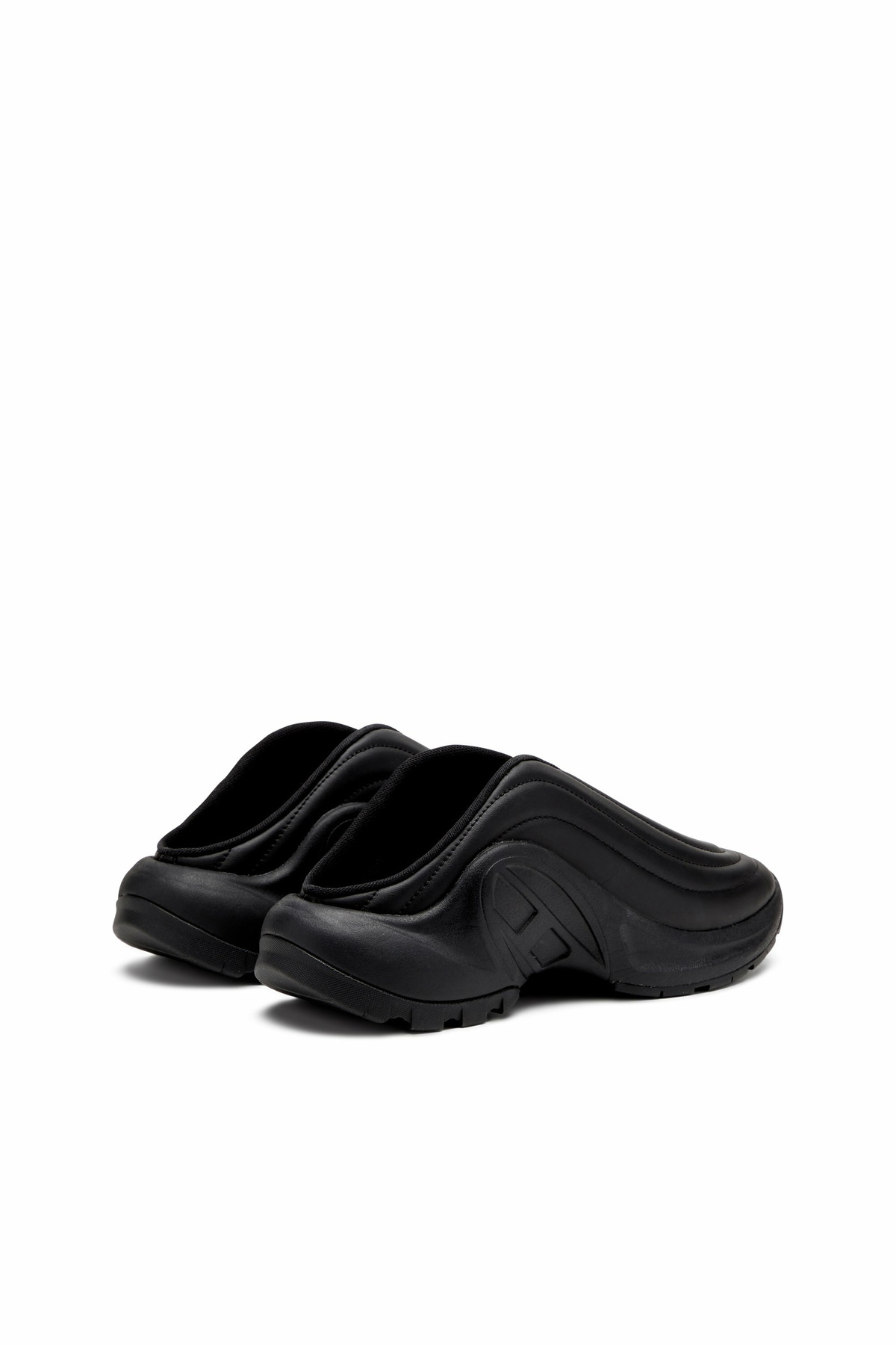 Diesel Matte mules - Sneakers - Unisex - Black