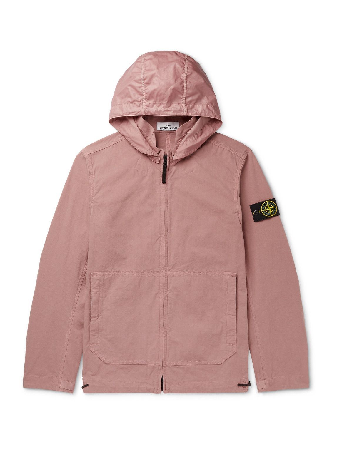 Stone Island - Logo-Appliquéd Cotton-Blend CORDURA Hooded Jacket