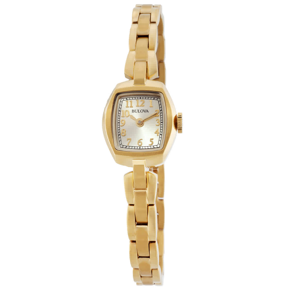 Bulova Classic Quartz Champagne Dial Ladies Watch 97L155