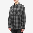 Neighborhood Men's Buffalo Check Shirt in Grey