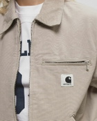 Carhartt WIP OG Detroit Jacket Beige Womens Bomber Jacket