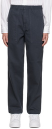 Palmes Navy Broom Trousers