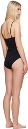 TOTEME Black Half-Cup Swimsuit