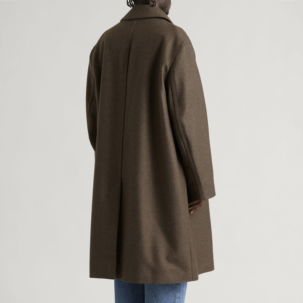 Studio Nicholson Men's Ady Cotton Overcoat in Loden
