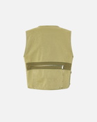 Pinko Multi Pocket Fisherman Style Vest Four Leaf Clover Green