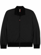 Orlebar Brown - Sedgeley Reversible Shell and Merino Wool Padded Bomber Jacket - Black