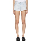 Stella McCartney Blue Denim Cut-Off Shorts