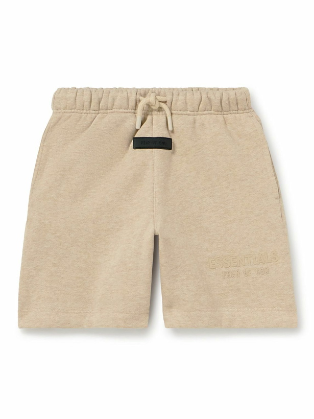 Photo: Fear of God Essentials Kids - Cotton-Blend Jersey Shorts - Neutrals