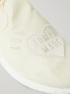 ADIDAS CONSORTIUM - Human Made Pure Logo-Appliquéd Mesh Slip-On Sneakers - Neutrals