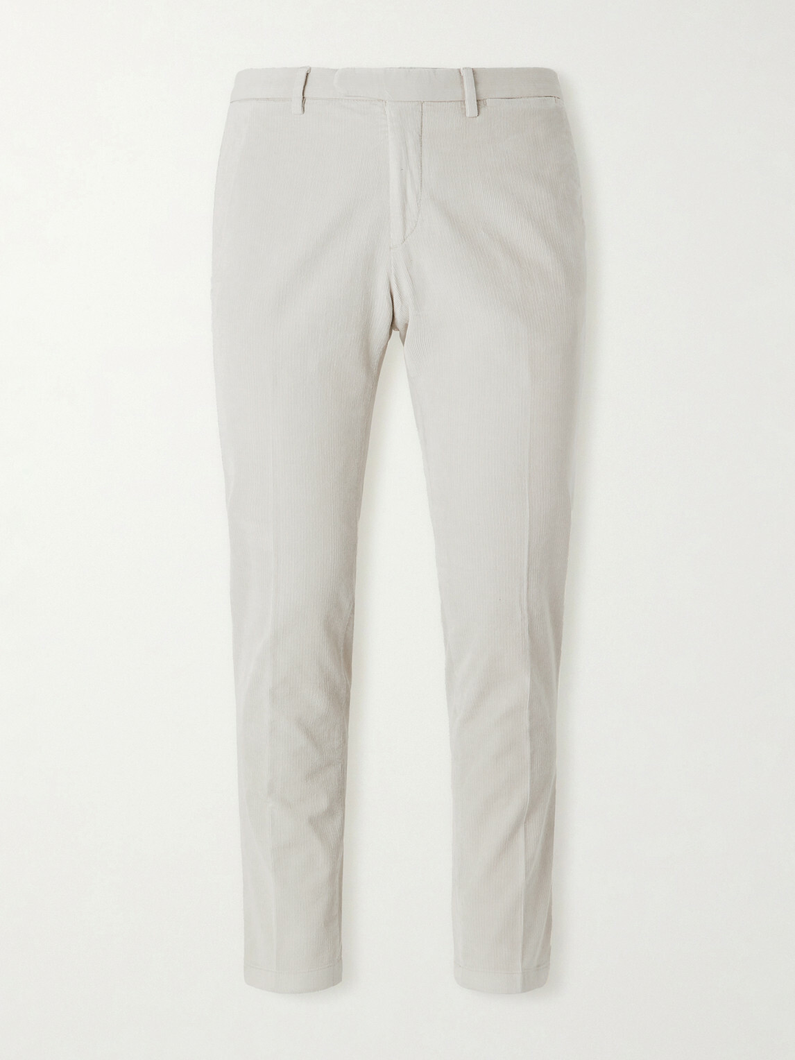 Boglioli - Straight-Leg Cotton-Blend Corduroy Suit Trousers - Neutrals