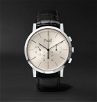 Piaget - Altiplano Flyback Automatic Chronograph 41mm 18-Karat White Gold and Alligator Watch, Ref. No. G0A41035 - Silver