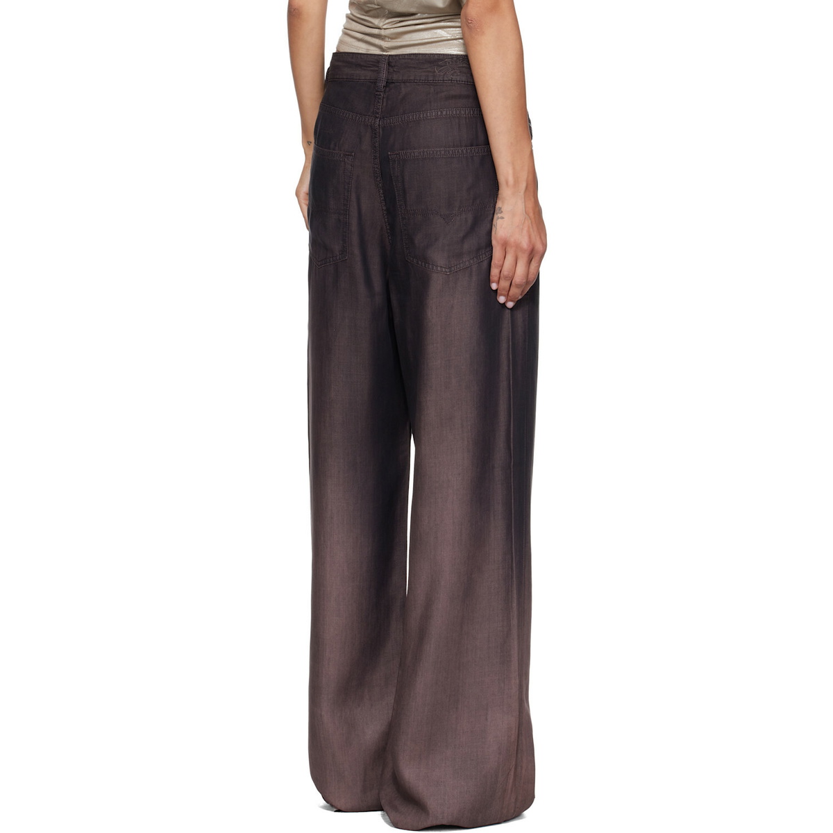 Diesel Brown Relaxed Low Waist 1996 D-Sire Jeans