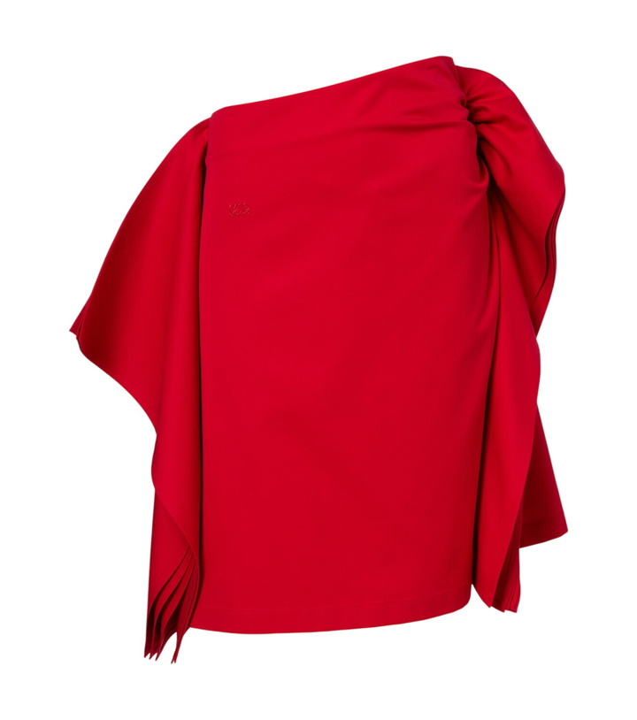 Photo: Loewe Cotton and silk gabardine miniskirt