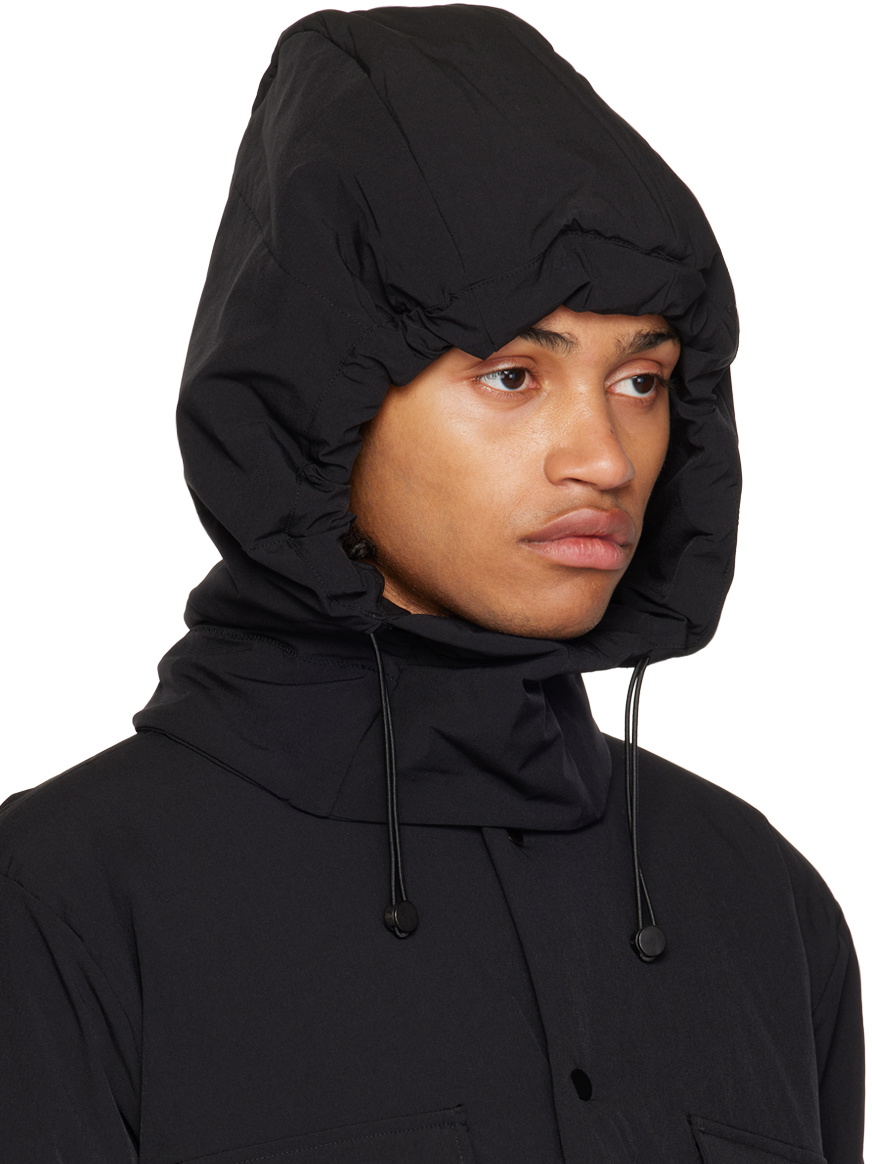 thom/krom Black Drawstring Hood