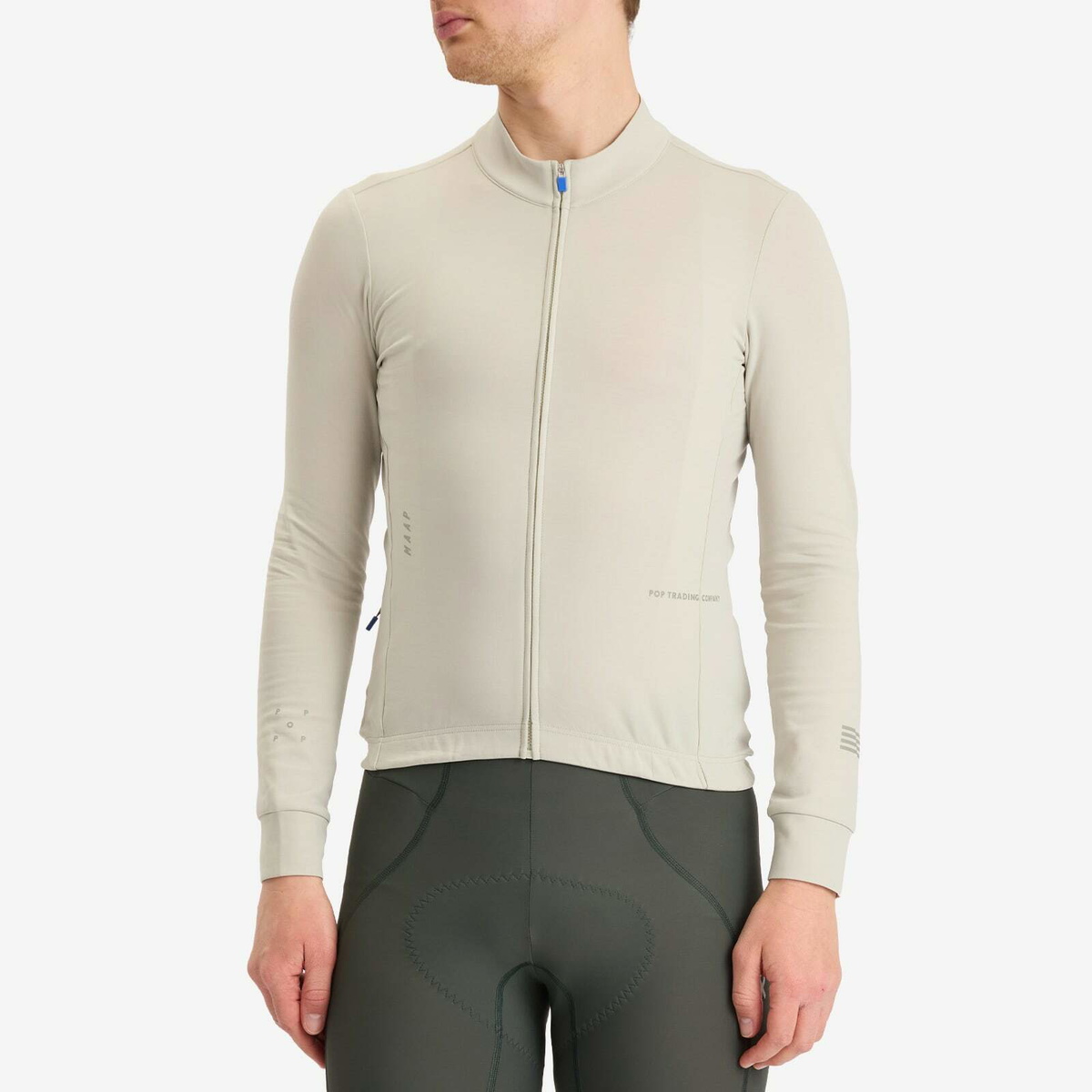MAAP Men's x Pop Trading Company Long Sleeve Jersey in Fog