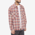 General Admission Men's Flannel Plaid Shirt in Plum