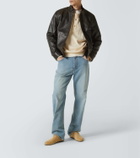 The Row Edrice leather jacket