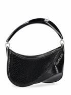 MUGLER - Mini Spiral Curve Leather Top Handle Bag