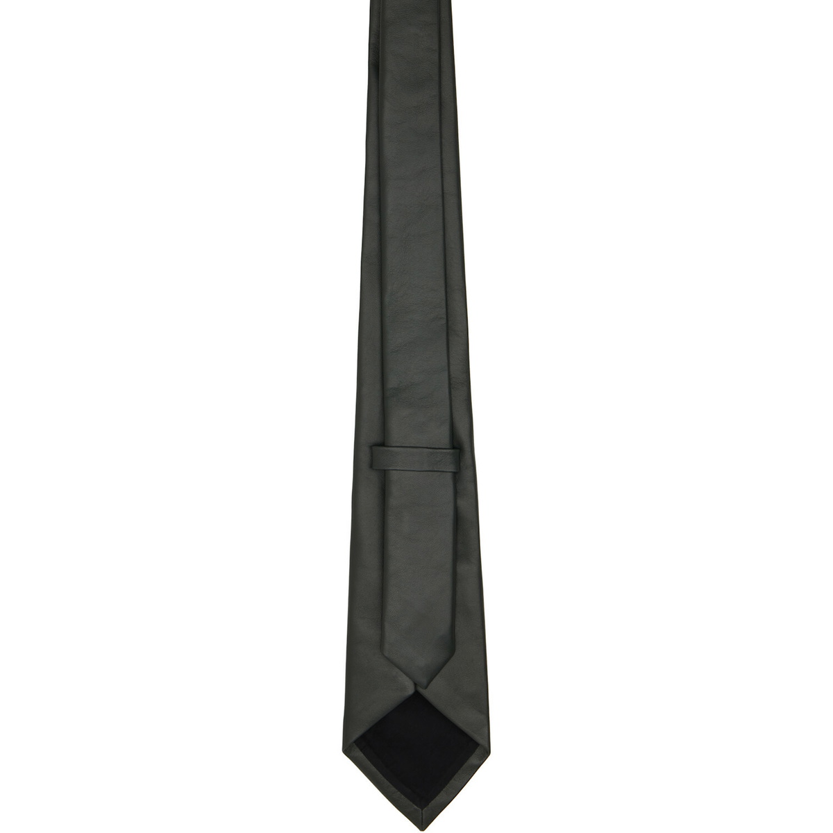 Bottega Veneta Green Leather Tie