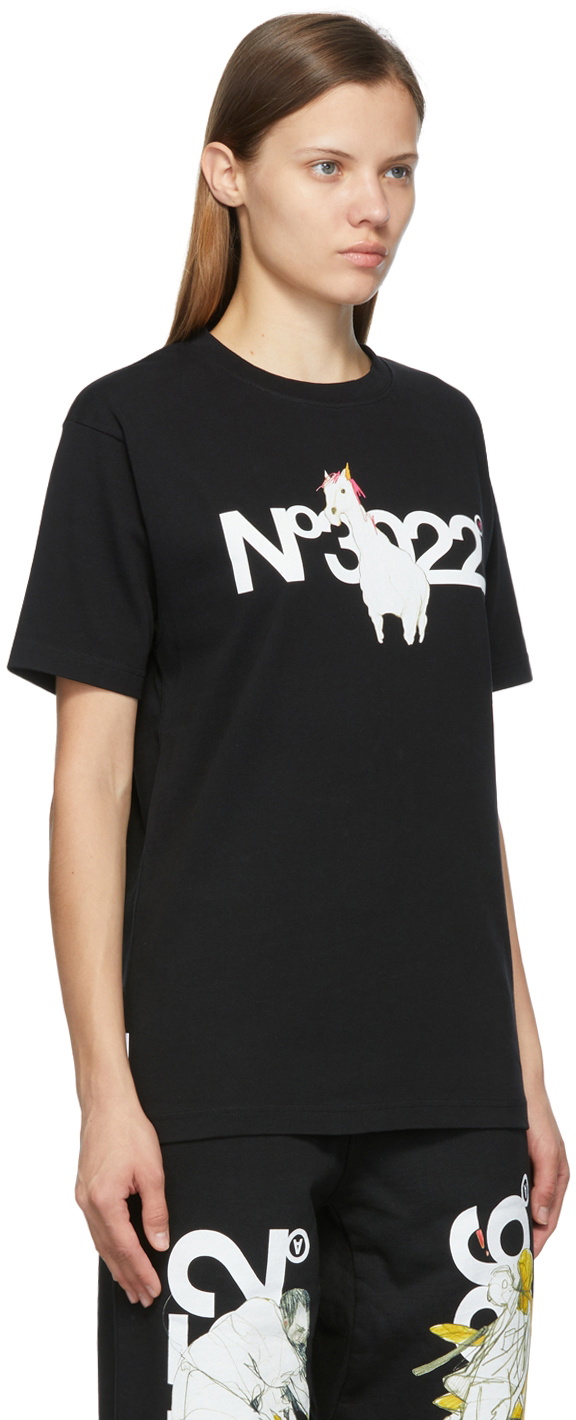 Aitor Throup’s TheDSA SSENSE Exclusive Black 'N.3022' T-Shirt