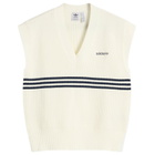 Adidas Women's Knitted Vest in Off White