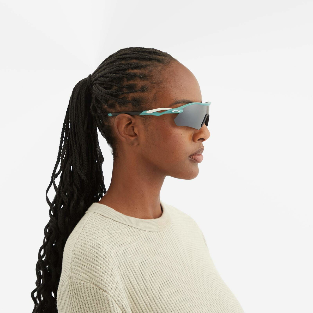 Oakley Radar Plate Sunglasses in Matte Pacific/Prizm Black Oakley