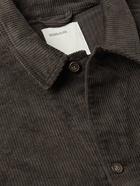 Satta - Allotment Cotton-Corduroy Overshirt - Black